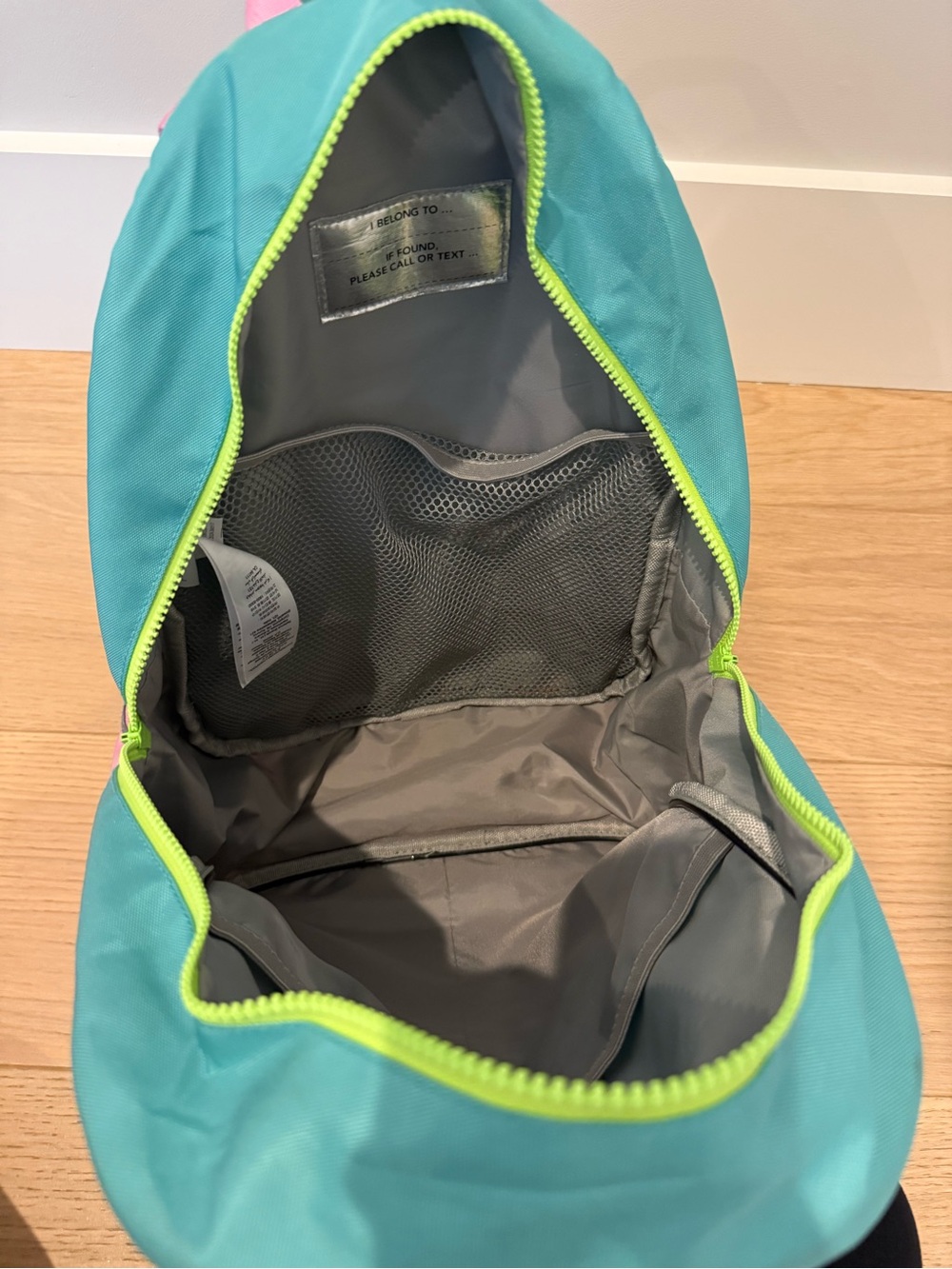 Pottery Barn Kids Pink/Aqua/Lime Astor Backpack and Lunchbox - Picture 3 of 8
